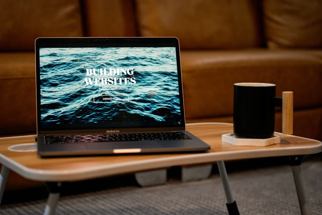 Scrabble tiles on a wooden surface forming the word Website, symbolizing digital communication.